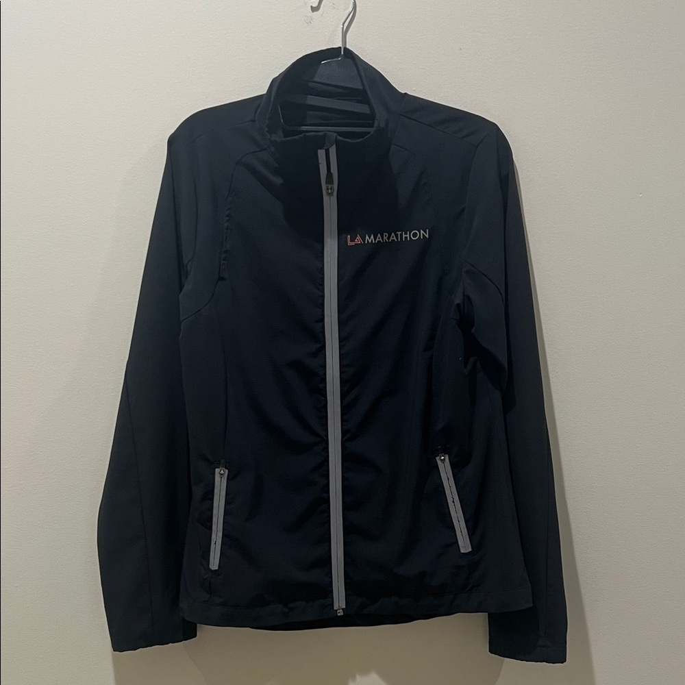 K-Swiss Black Jacket with Gray Accents